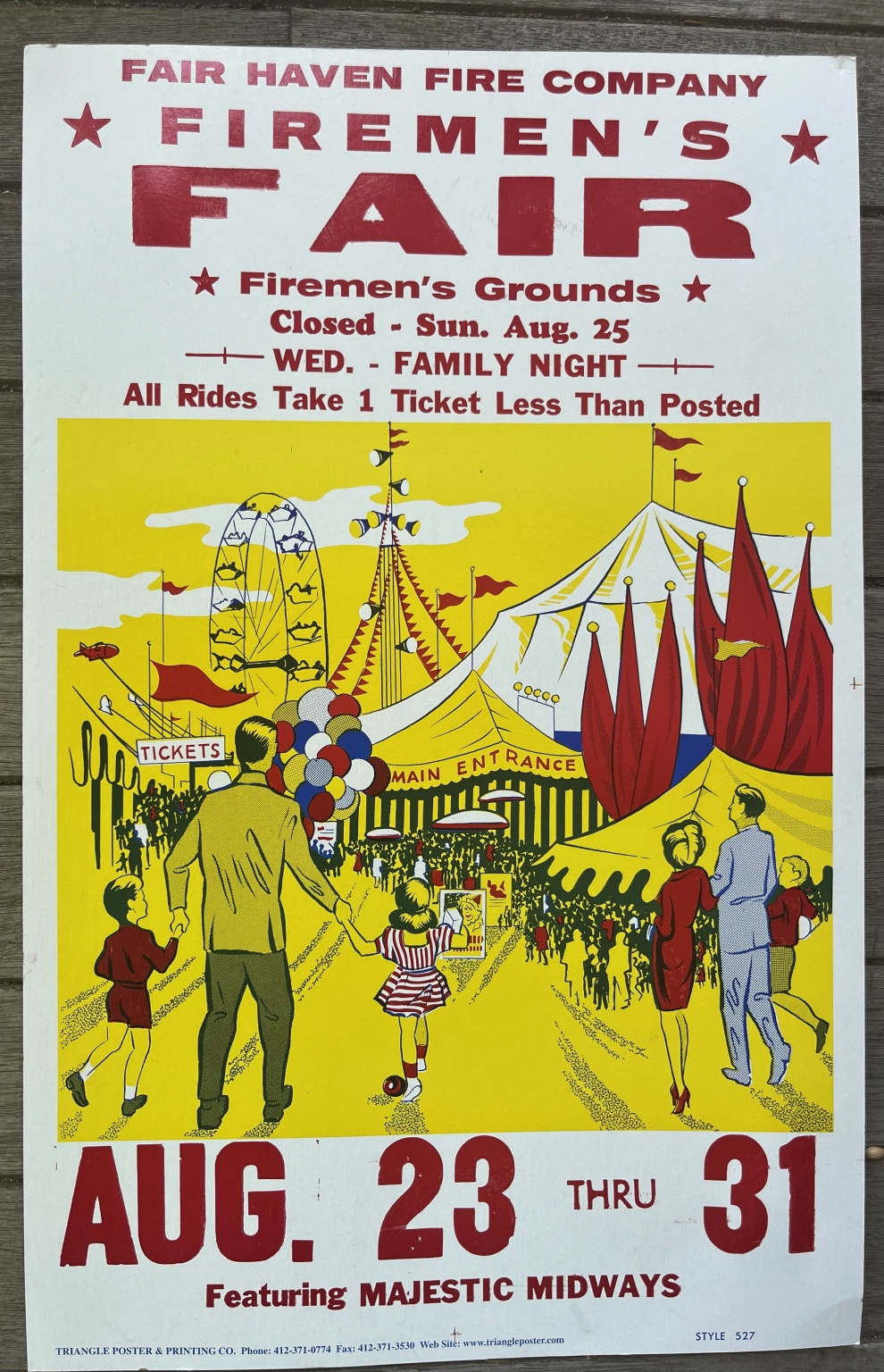 2024 Firemen’s Fair – SAVE THE DATE – Fair Haven Volunteer Fire Company