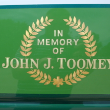In Memory of John J Toomey.