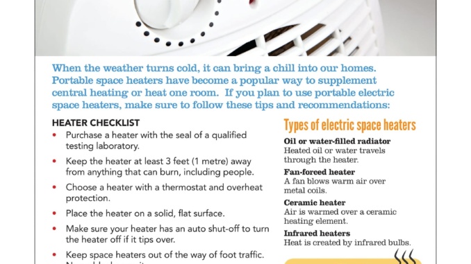 Electric Heater Home Safety